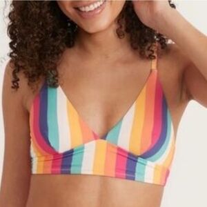 Marine Layer Plunge Bikini Top